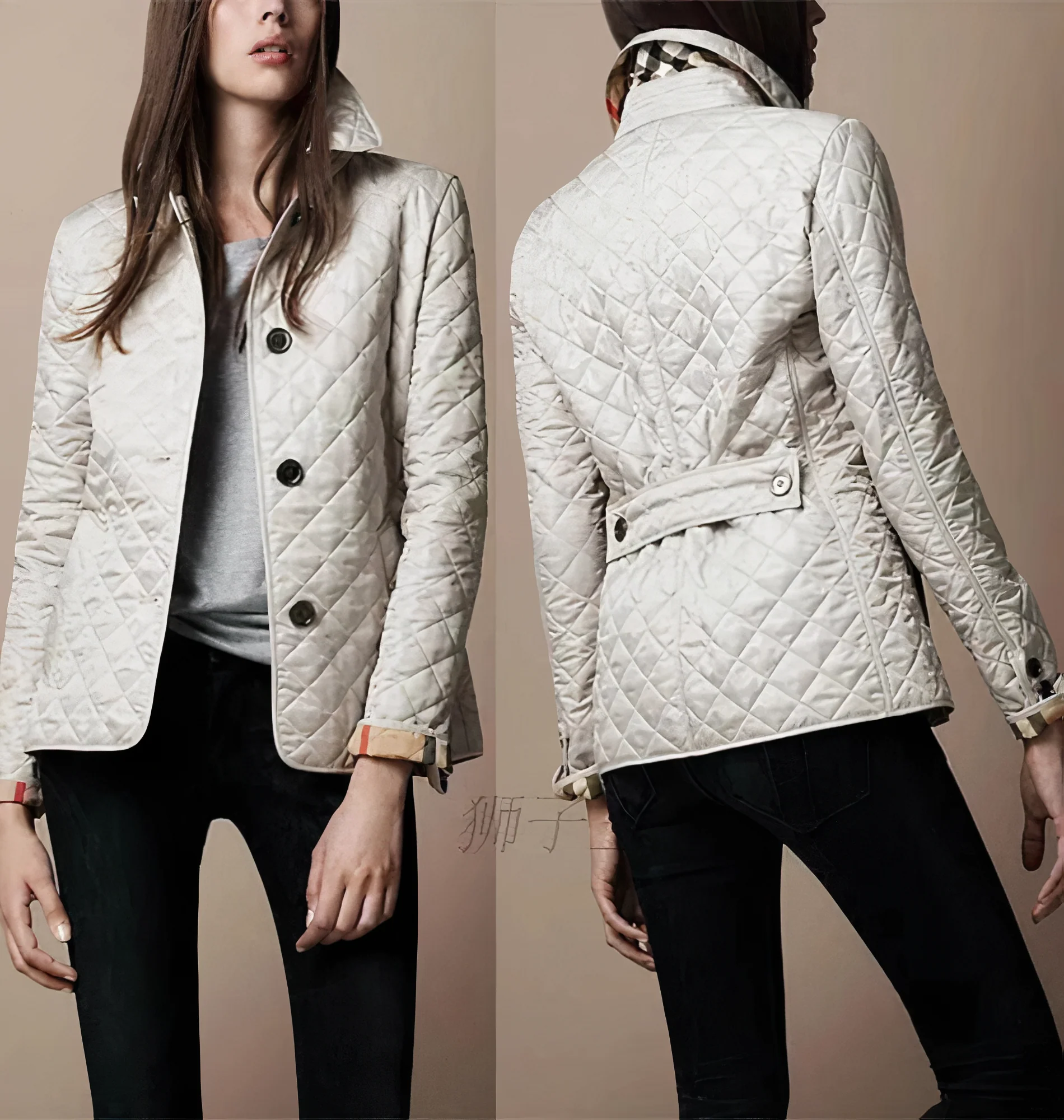 Evelyn - Seiden-Baumwolljacke für Dame - Image 2