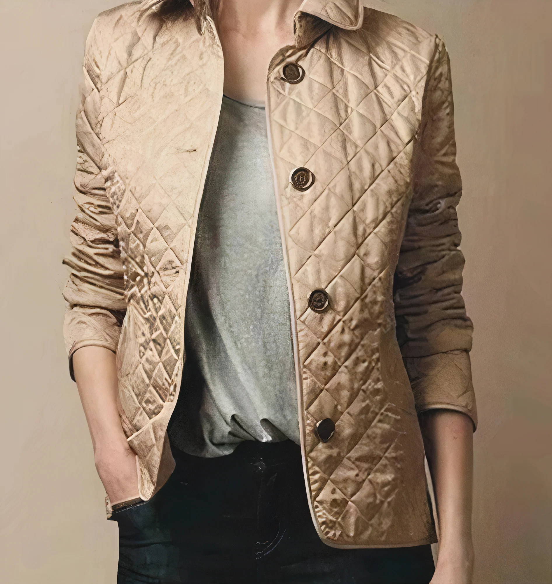 Evelyn - Seiden-Baumwolljacke für Dame - Image 4
