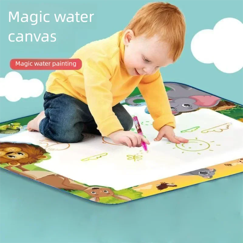 Extra große Wasser-Malmatte für Kinder – Kleckerfreie, lehrreiche Malmatte mit verschiedenen Motiven - Image 3