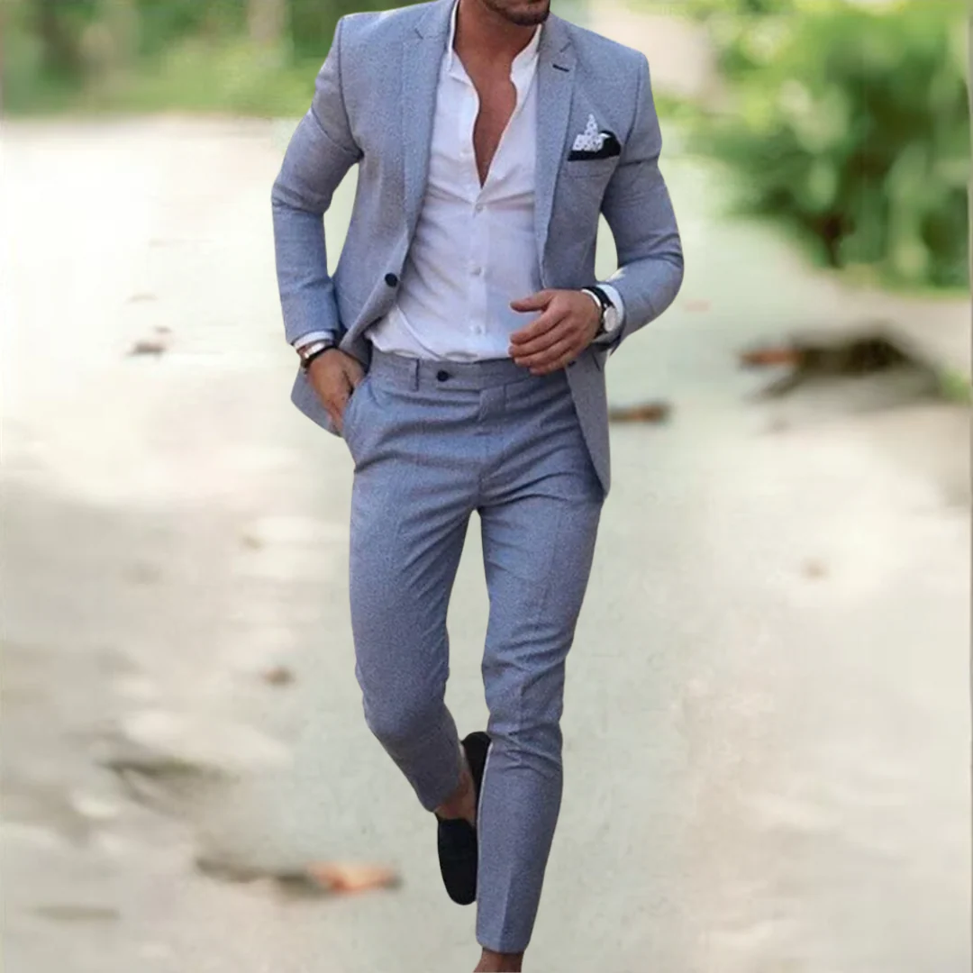 Ezra - Eleganter Anzug für Herren (Jacke + Hose) - Image 2