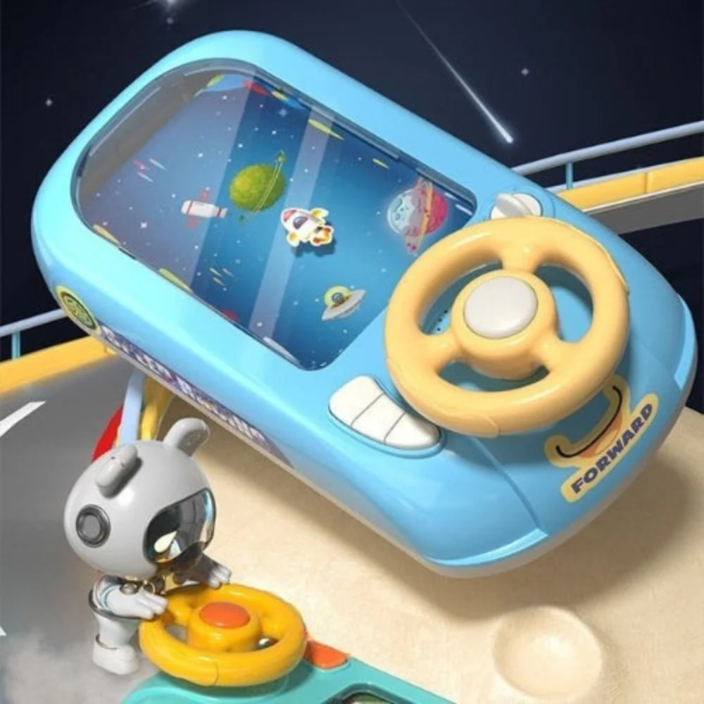 Fahrsimulator für Kinder – Lernlenkrad mit lustigen Geräuschen zum Lernen und Spielen - Image 4