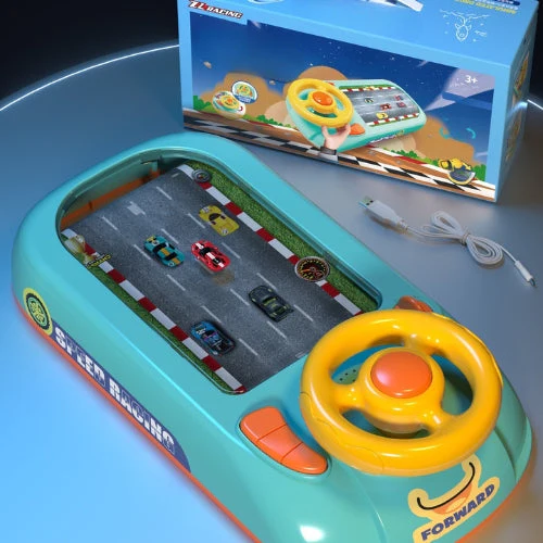 Fahrsimulator für Kinder – Lernlenkrad mit lustigen Geräuschen zum Lernen und Spielen - Image 5