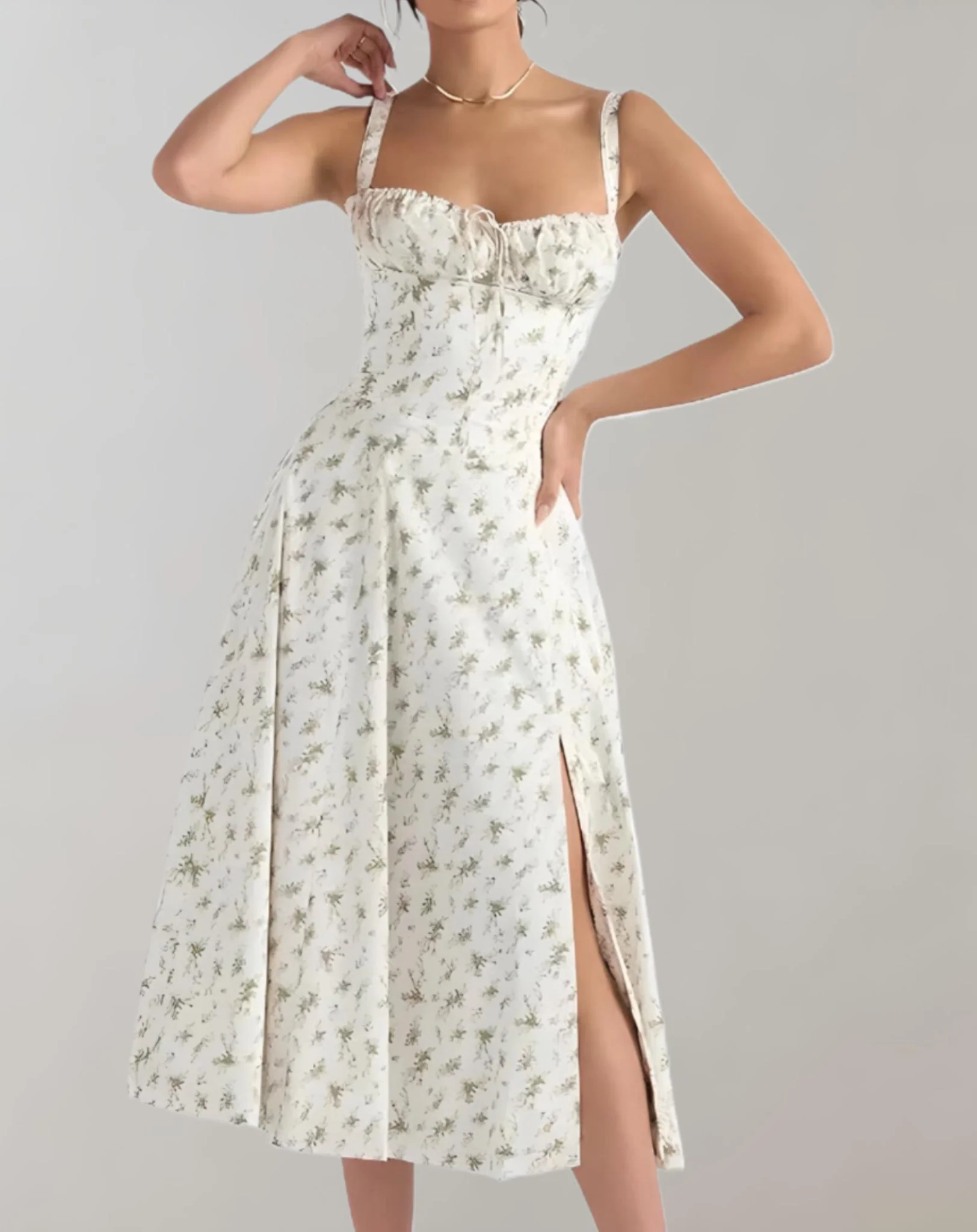Faith | Damen Sommerkleid mit V-Ausschnitt - Image 7