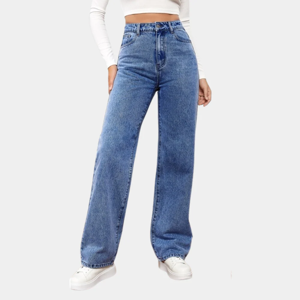 Fayra - Hochtaillierte Jeans mit geradem Bein - Image 4