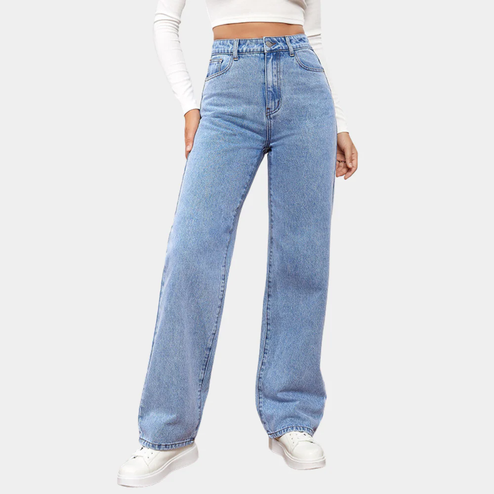 Fayra - Hochtaillierte Jeans mit geradem Bein - Image 5