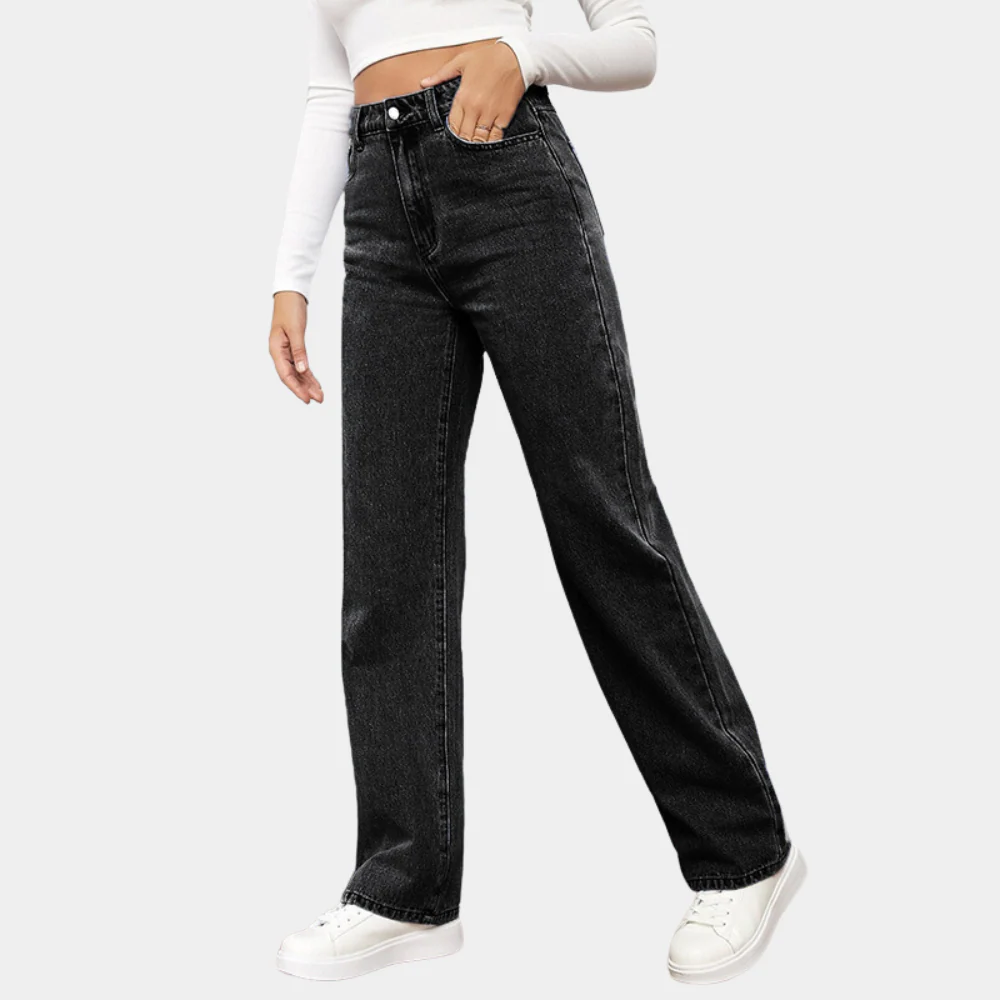 Fayra - Hochtaillierte Jeans mit geradem Bein - Image 6