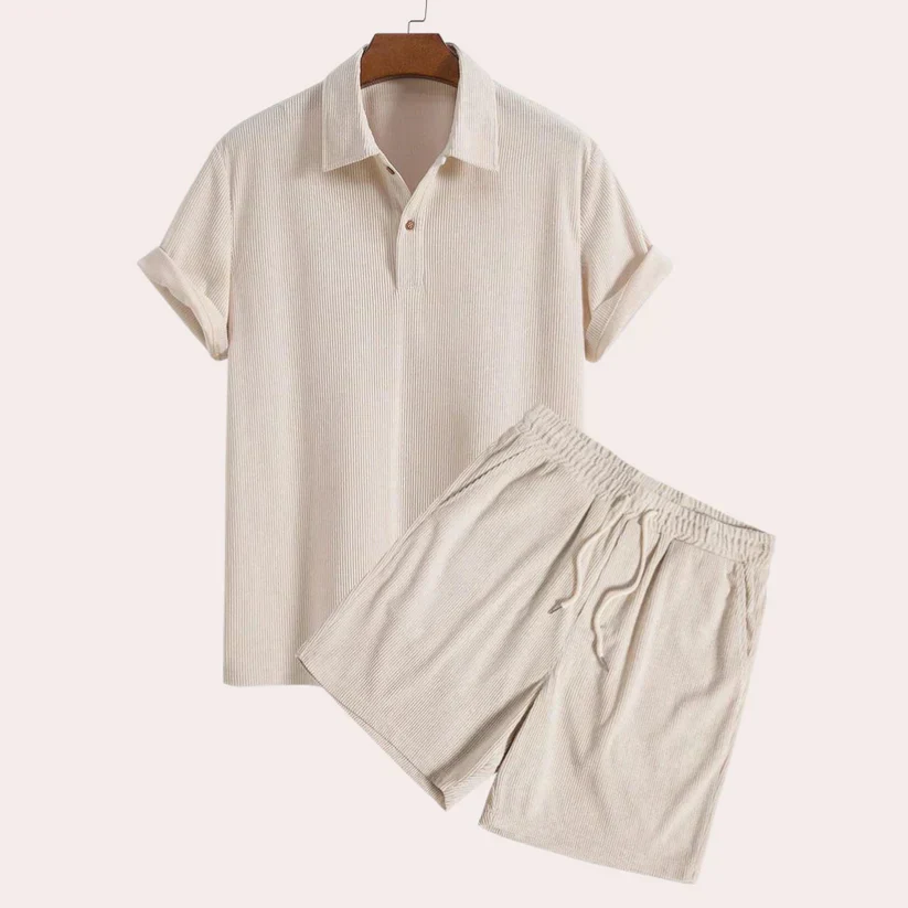 Federico- Kurzarmhemd und Shorts Set für Herren - Image 3