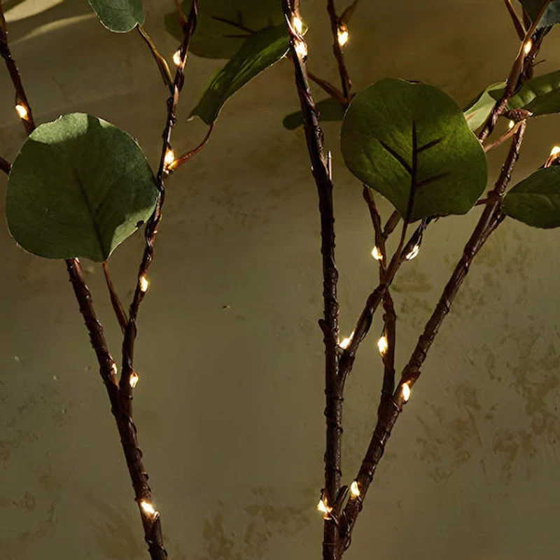Feenlicht-Olivenzweig mit 120 LEDs – Warmweißes Licht für Dekoration, 70 cm, Natürliche Optik für Gemütliches Ambiente - Image 3