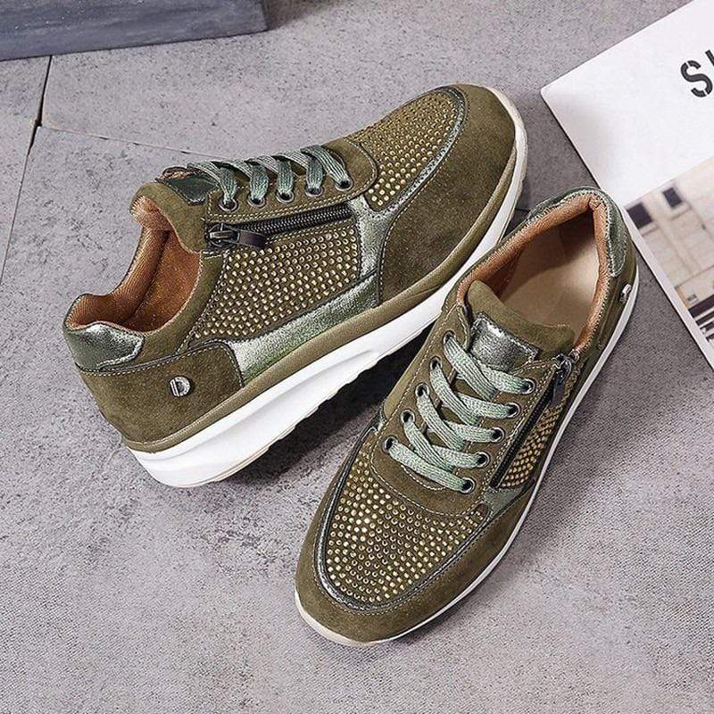Felicia | Damen Schnür Plattform Sneaker - Image 3