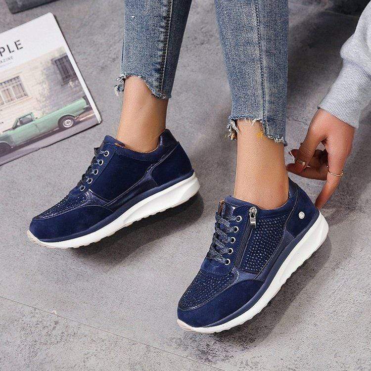 Felicia | Damen Schnür Plattform Sneaker - Image 4