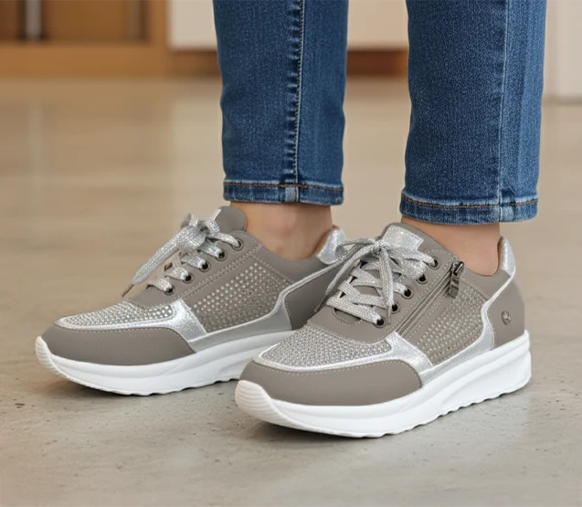 Felicia | Damen Schnür Plattform Sneaker - Image 5