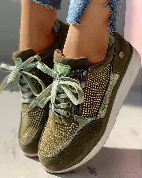Felicia | Damen Schnür Plattform Sneaker - Image 6