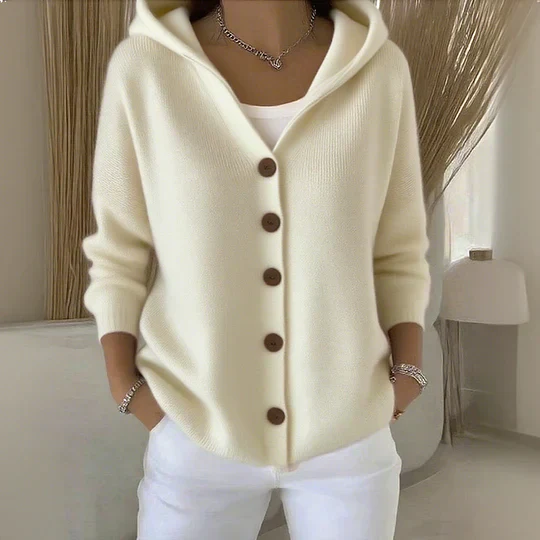 Felicia | Strickcardigan mit Kapuze