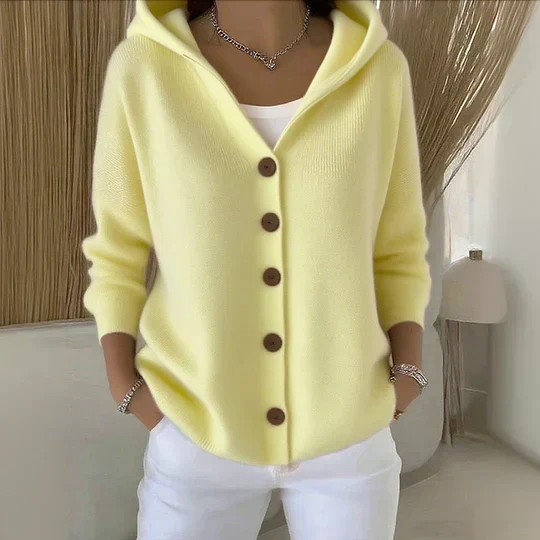 Felicia | Strickcardigan mit Kapuze - Image 3