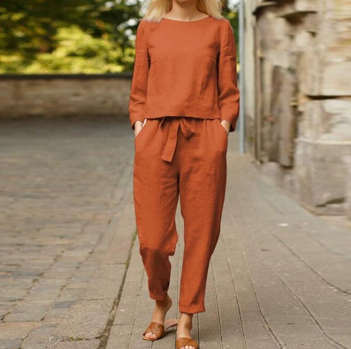 Felicitas – Damen Sommer Set Mit Vielseitigem Farbdesign - Image 2