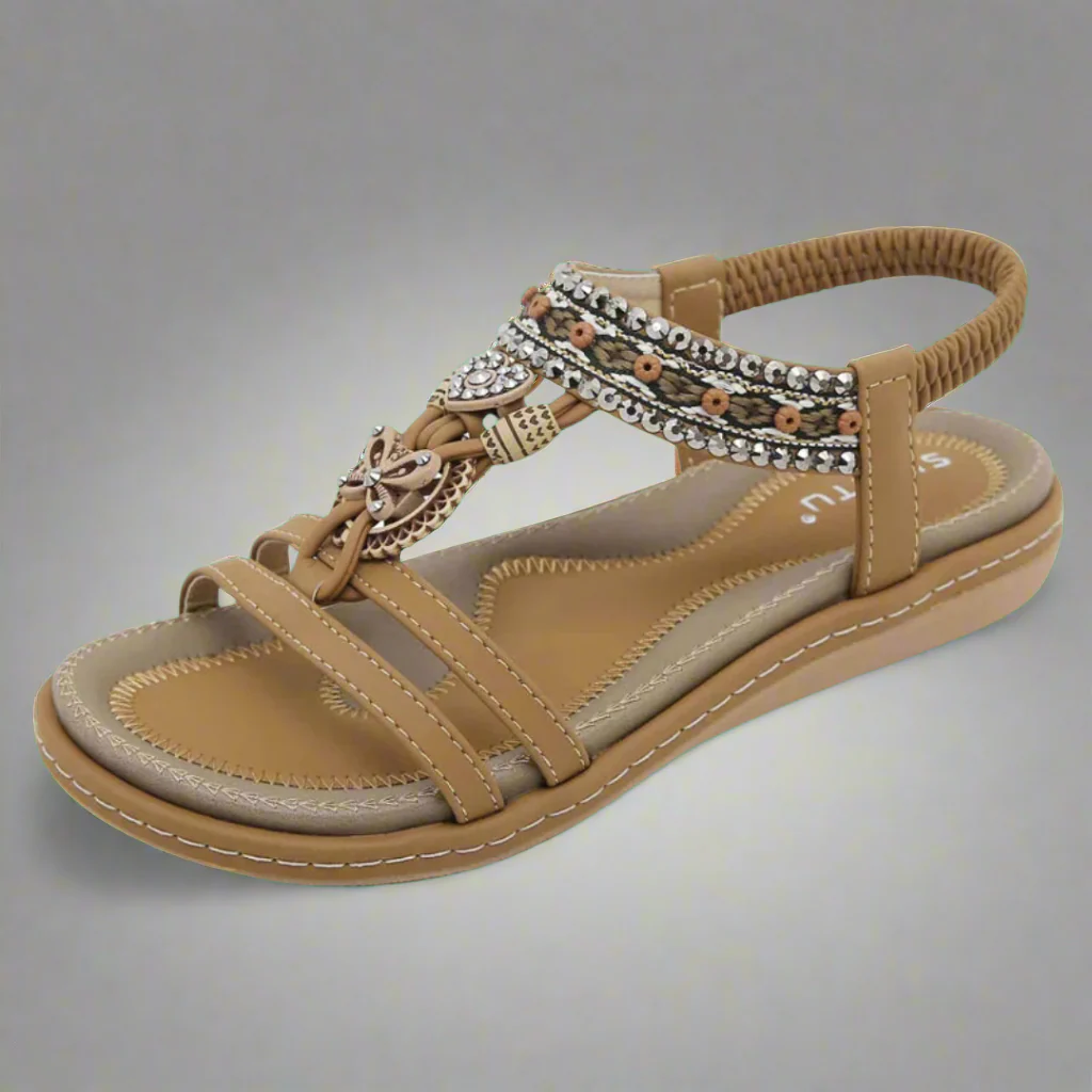 Felicitas | Handgefertigte Bohemian-Sandalen aus hochwertigem Material - Image 3