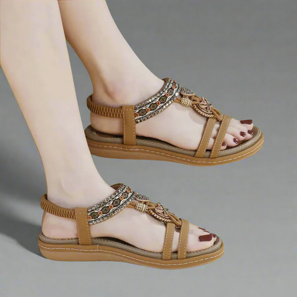 Felicitas | Handgefertigte Boho-Sandalen aus Premium-Material