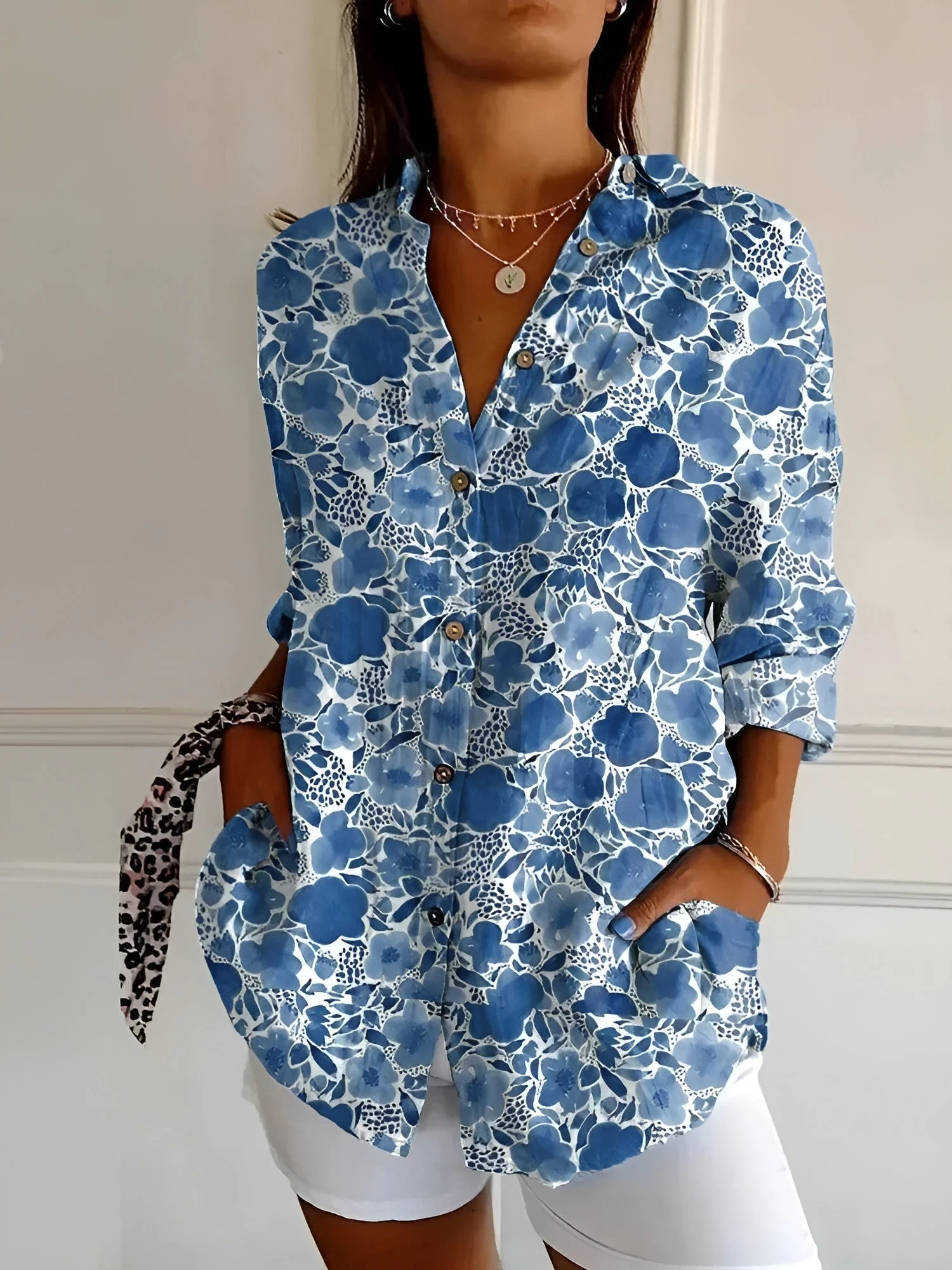 Felina - Stilvolles Button Down Hemd Für Damen - Image 8