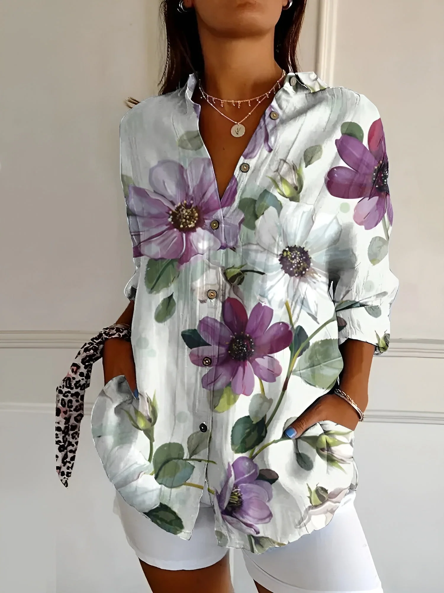 Felina - Stilvolles Button Down Hemd Für Damen - Image 9