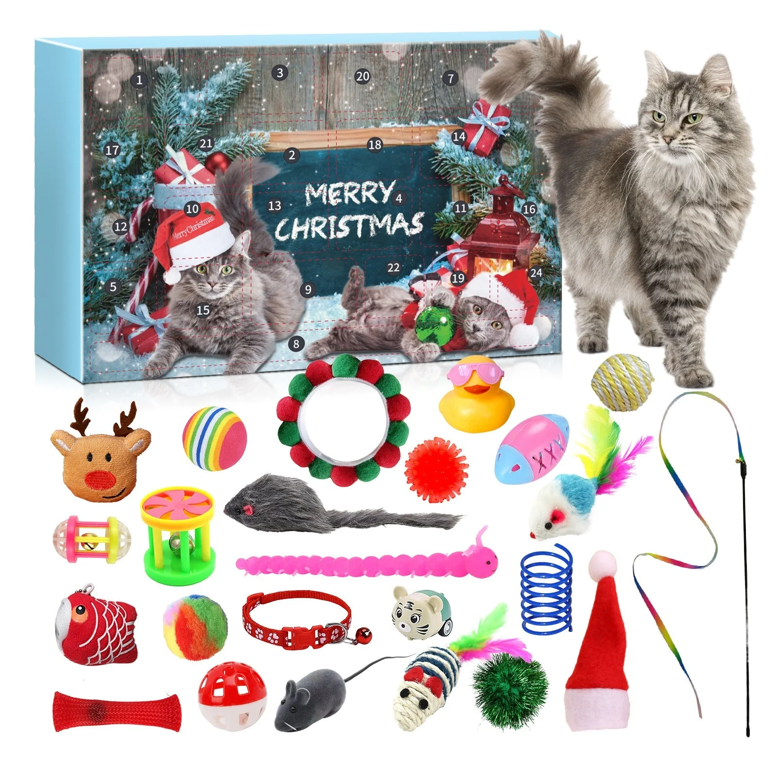 FelineFest | Interaktiver Katzen-Adventskalender mit tollen Spielzeugen und Leckereien - Image 4