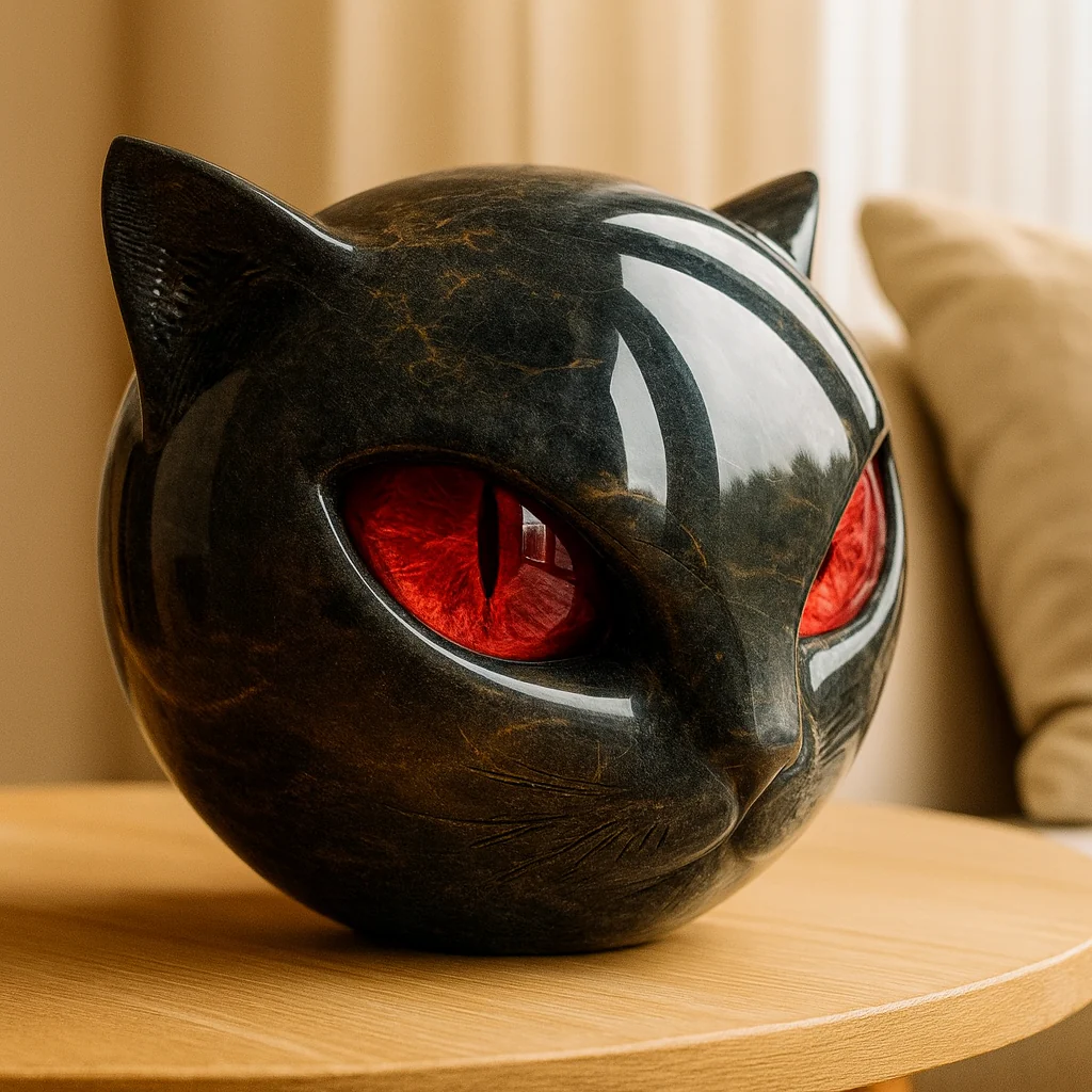Felora | Katzenkopf-Skulptur - Image 3