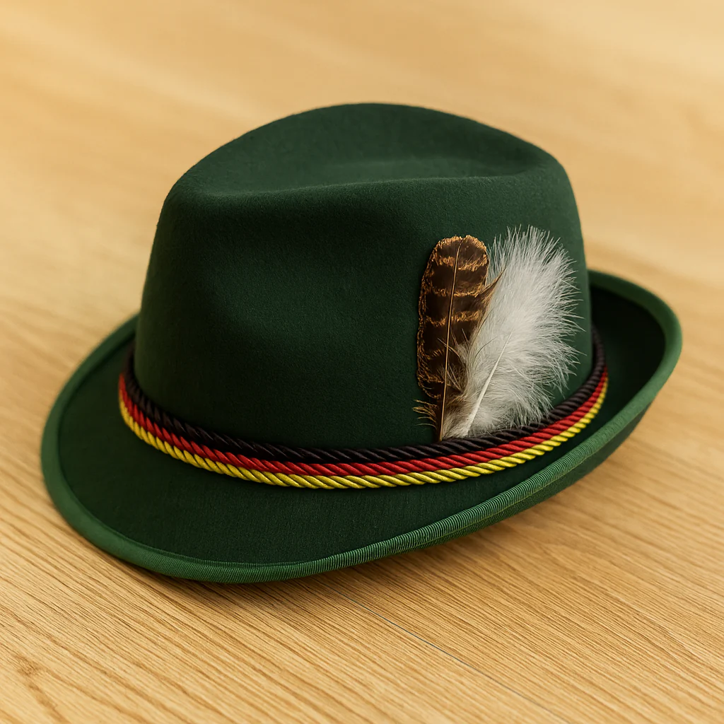 FestHat – Verzierter Oktoberfesthut mit klassischem Entwerfen - Image 2