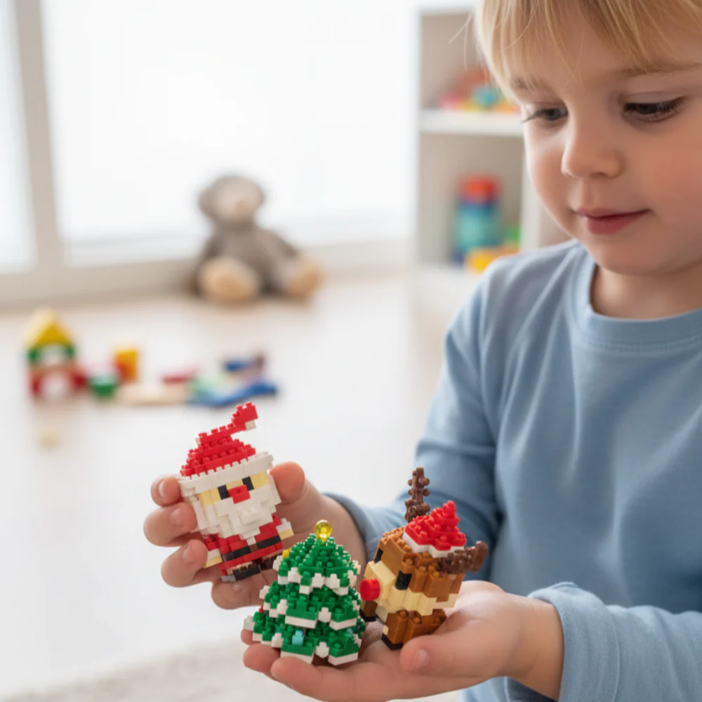 FestiveBlocks | Kreatives Bauspielzeug-Set für weihnachtlichen Familienspaß - Image 2