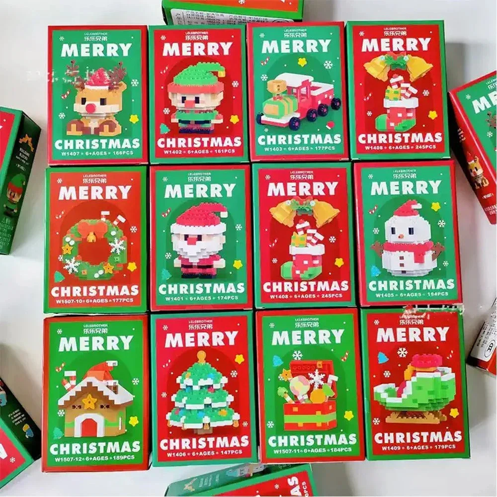 FestiveBlocks | Kreatives Bauspielzeug-Set für weihnachtlichen Familienspaß - Image 4