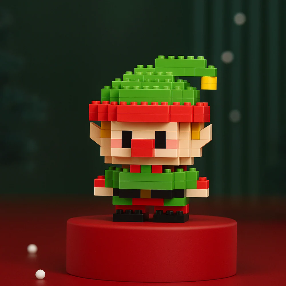 FestiveBlocks | Kreatives Bauspielzeug-Set für weihnachtlichen Familienspaß - Image 5