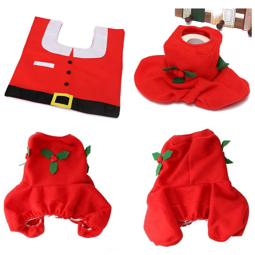Festlicher Weihnachtsmann | Weihnachtsmann-Badematte für weihnachtliche Wohnungen - Image 6