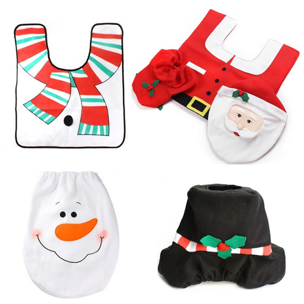 Festlicher Weihnachtsmann | Weihnachtsmann-Badematte für weihnachtliche Wohnungen - Image 7