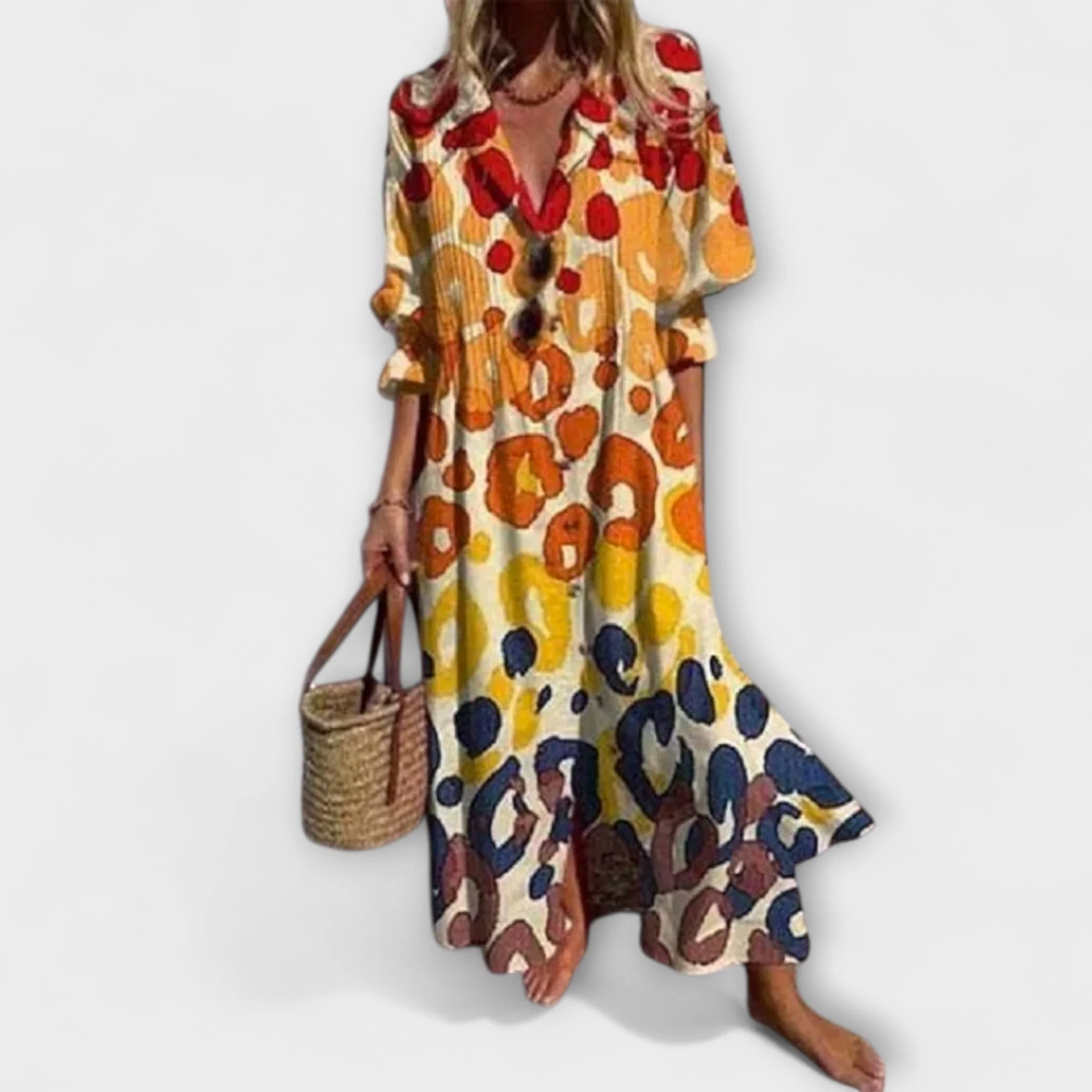 Franziska | Damen Figurschmeichelndes Maxikleid Bauchkaschierung – Maxi Kaschierend 2026 - Image 3