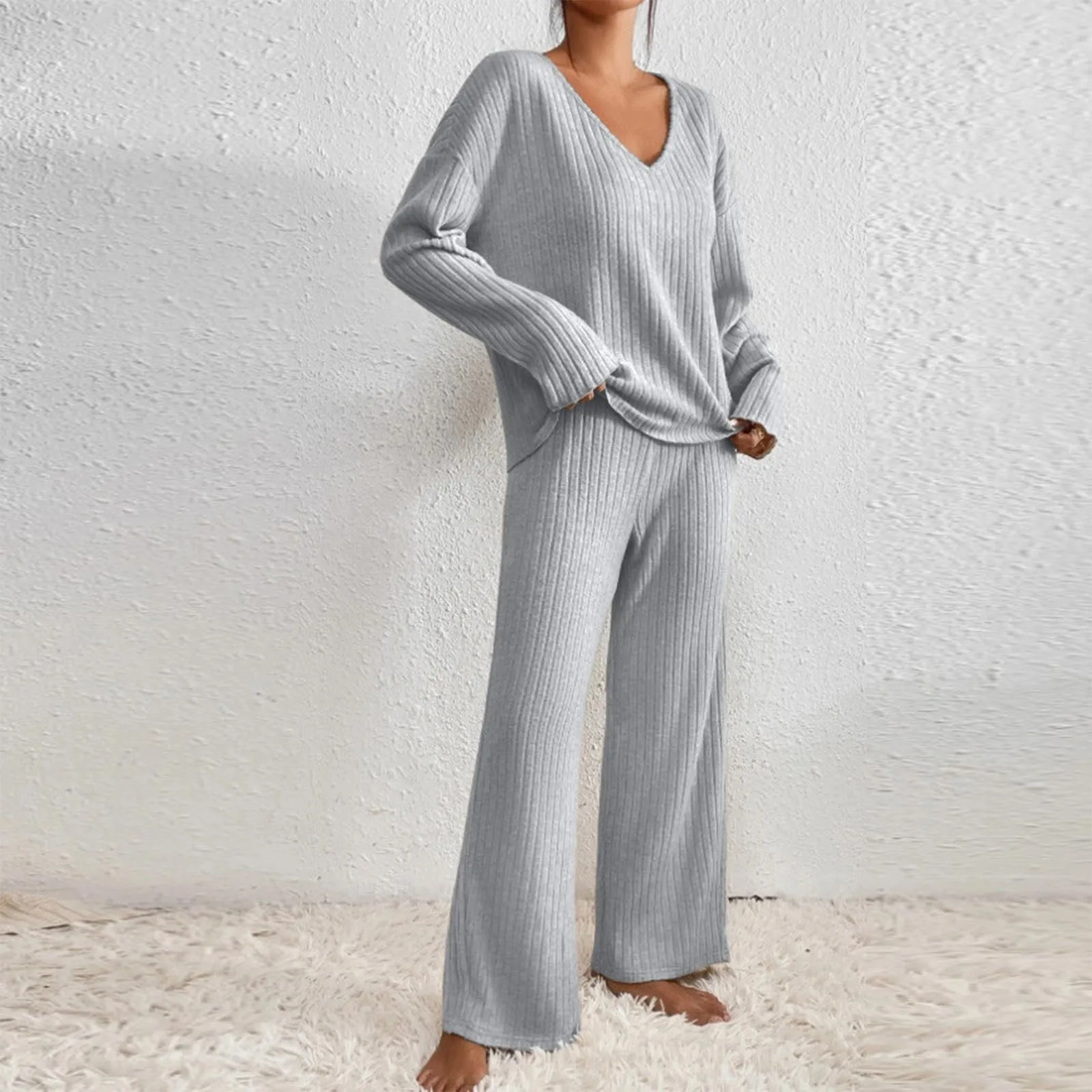 Finja – Geripptes Damen Zweiteiliges Set Stilvoll Und Modern - Image 15