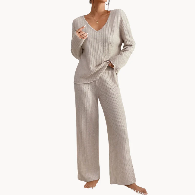 Finja – Geripptes Damen Zweiteiliges Set Stilvoll Und Modern - Image 9