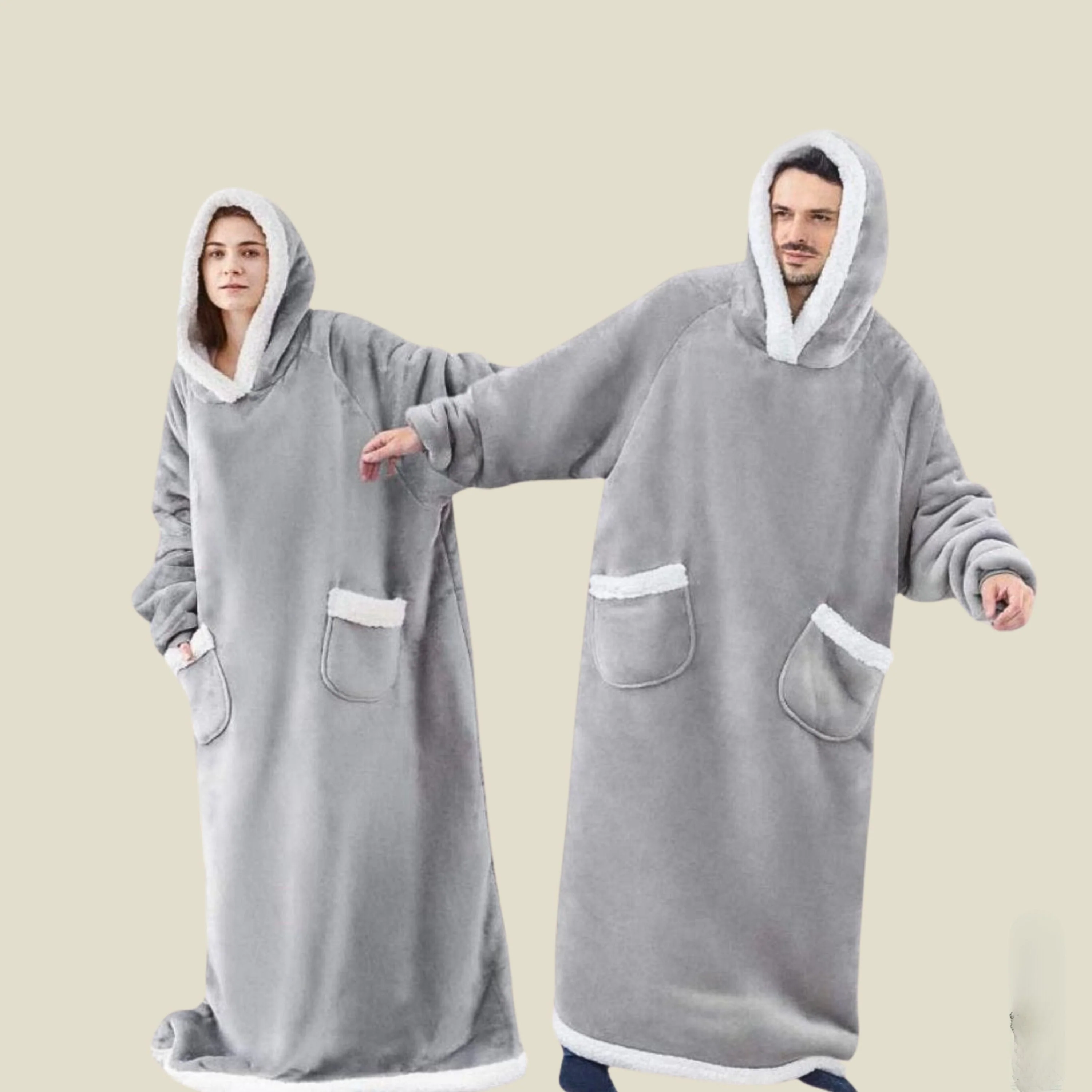 Flauschige Kapuzendecke für Männer und Frauen - Ray - Image 7