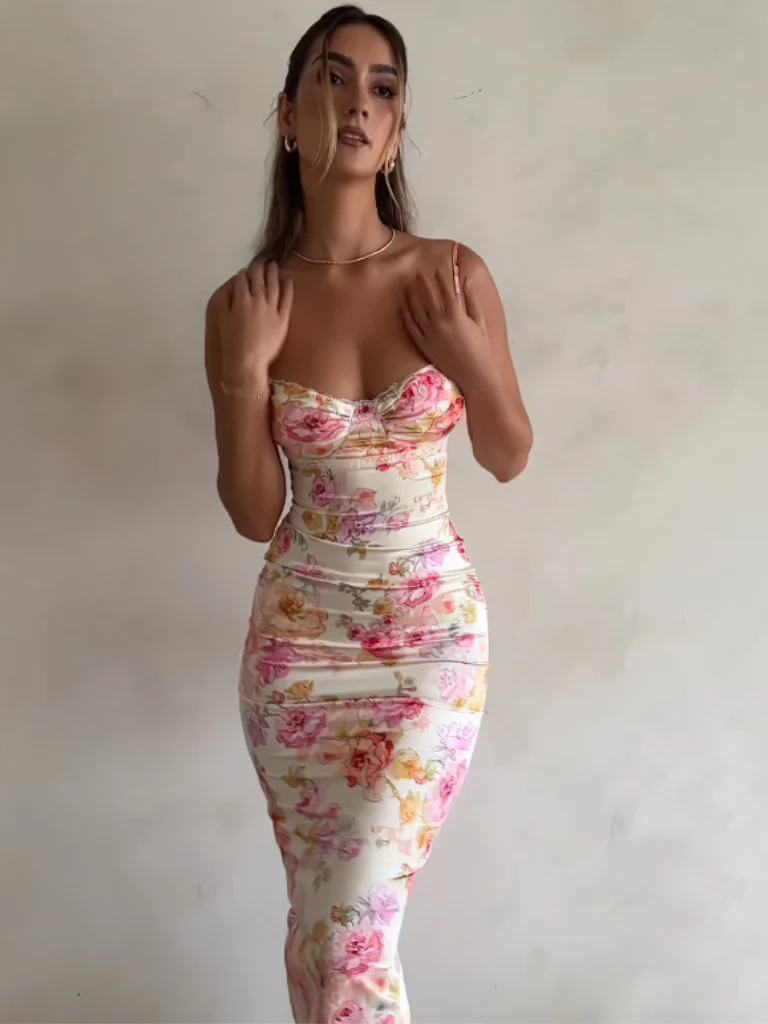 FLEUR DE MINUIT MAXIKLEID - Image 4