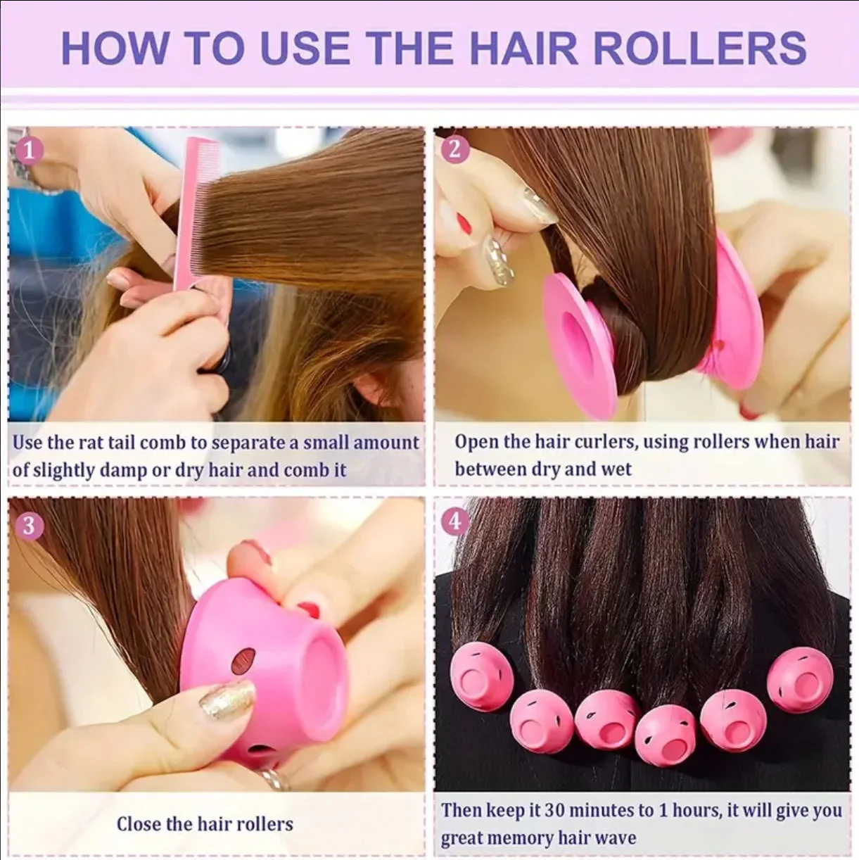 FlexibleWalzen™ Hitzefreie Haarrollen - Image 7