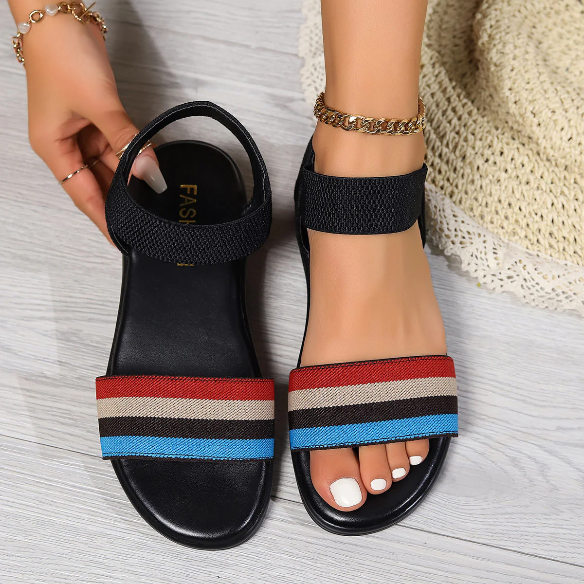 FlexiColor™ – Elastische Damen Sandalen - Image 5