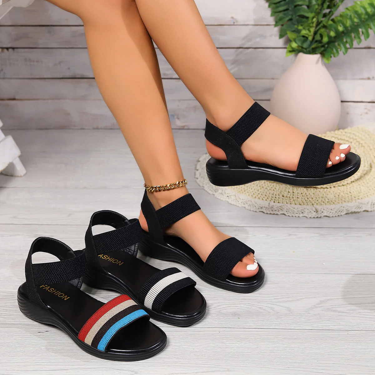 FlexiColor™ – Elastische Damen Sandalen - Image 6