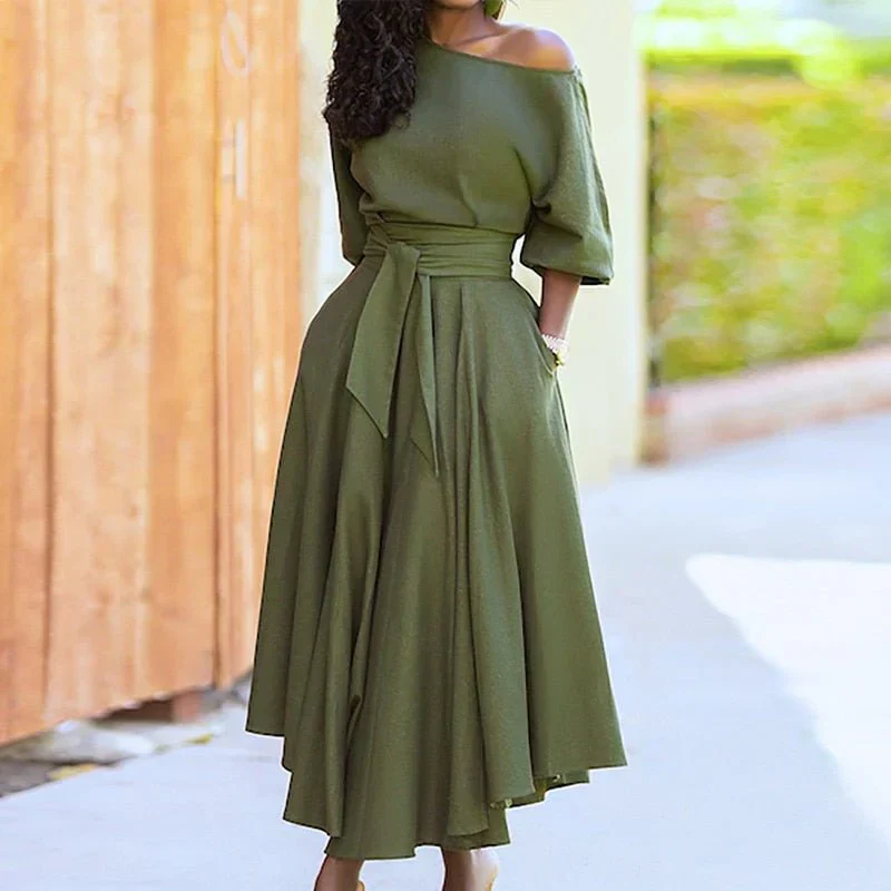 Fließendes A-Linien-Kleid für zeitlose Eleganz für Damen - Image 14