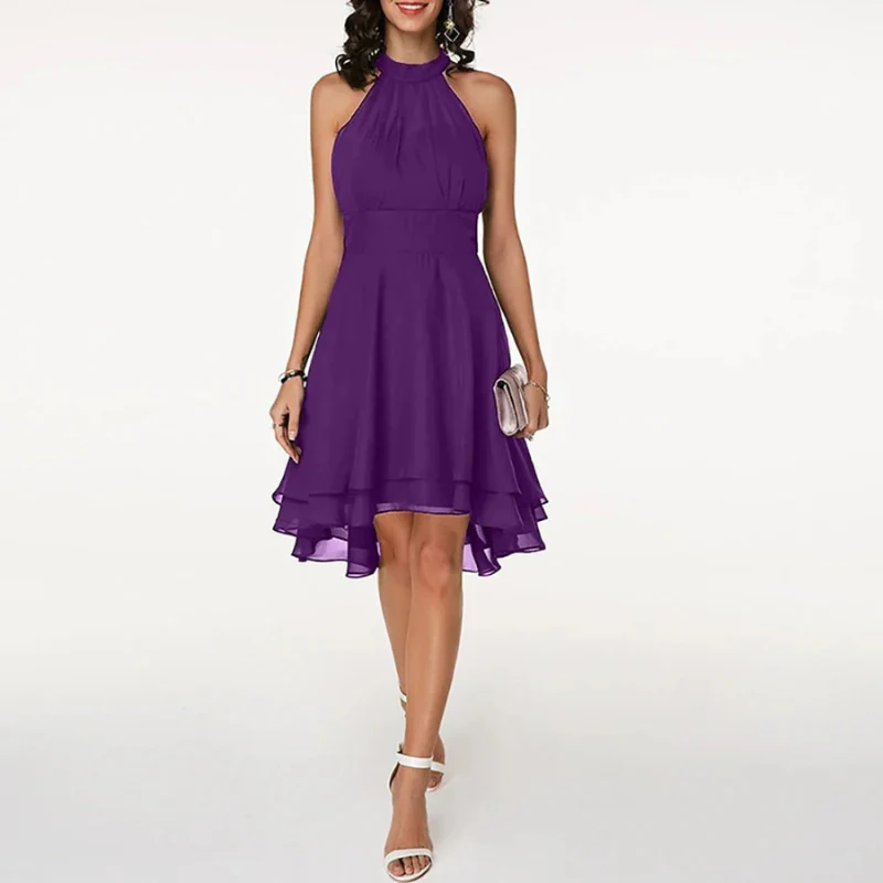 Fließendes Neckholderkleid für Damen | Mini - Image 6
