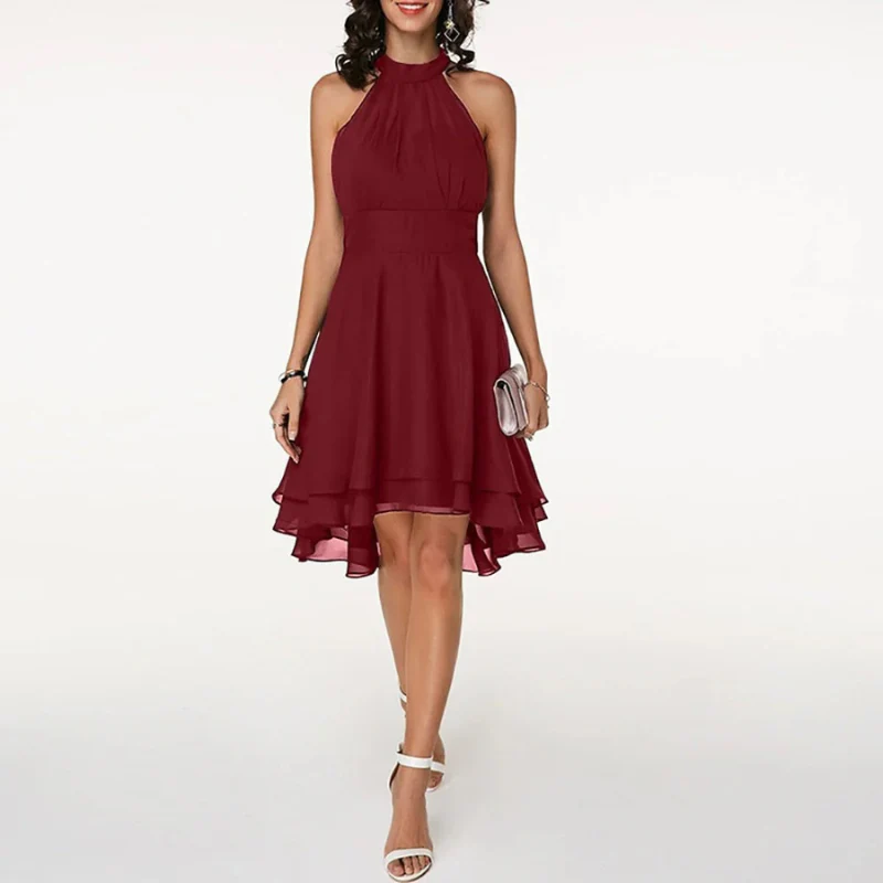 Fließendes Neckholderkleid für Damen | Mini - Image 7