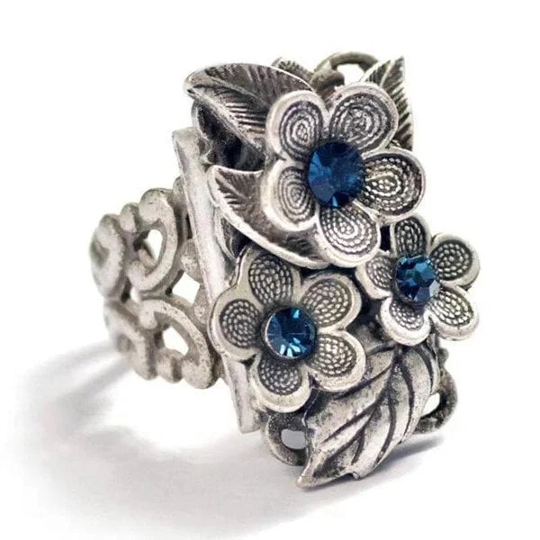 Floraler Saphir-Ring - Image 2