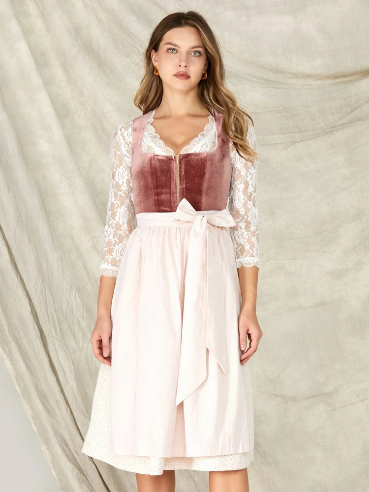 Florence | Damen Dirndl Oktoberfest Tracht Elegant - Image 6