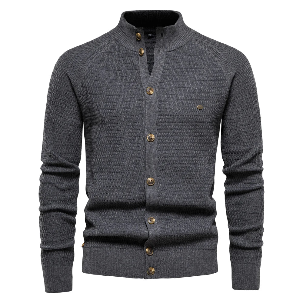 Florencio - Exklusive Baumwoll Strick Jacke - Image 3
