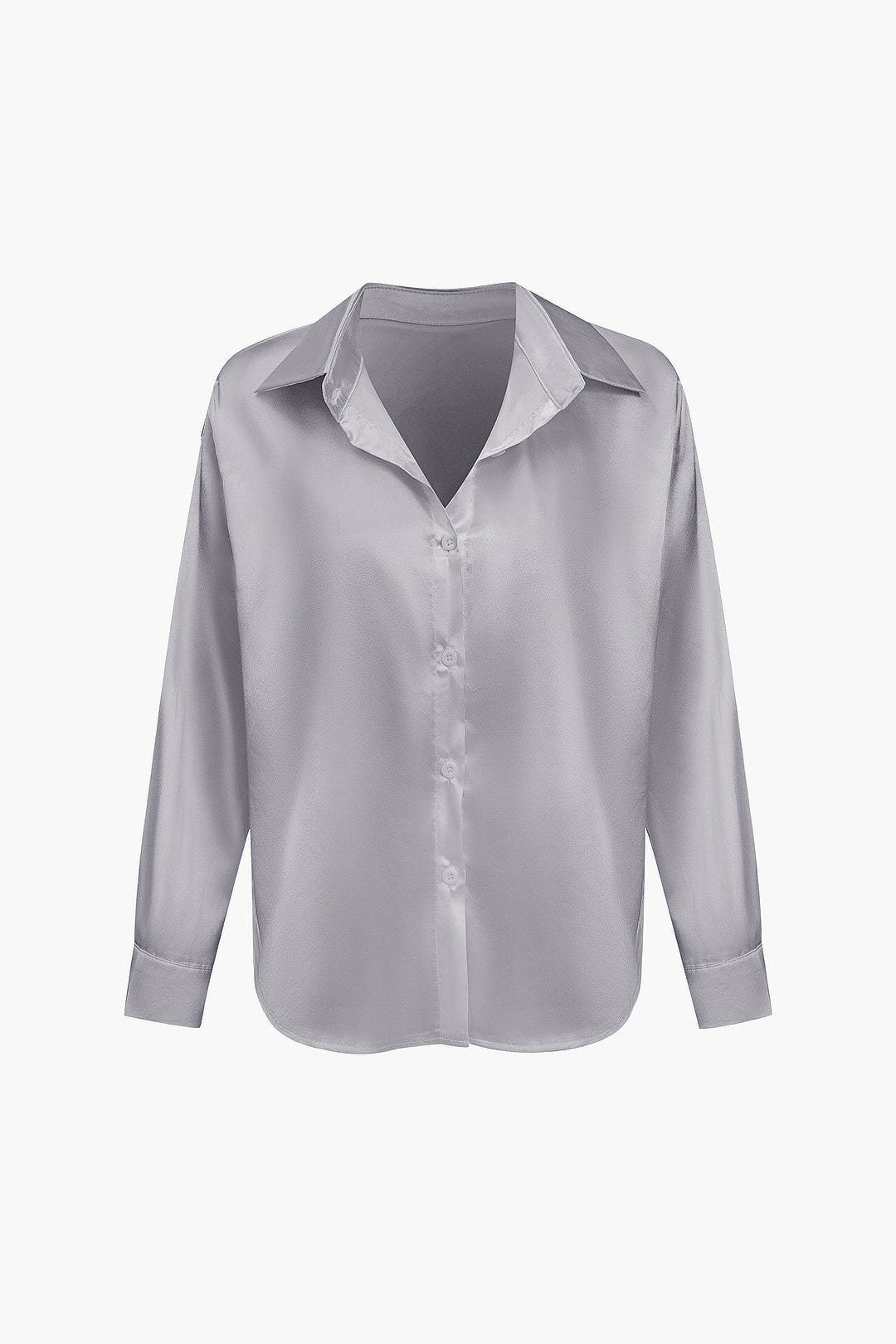 Florentine | Elegante Langarm-Bluse aus seidigem Satin - Image 13