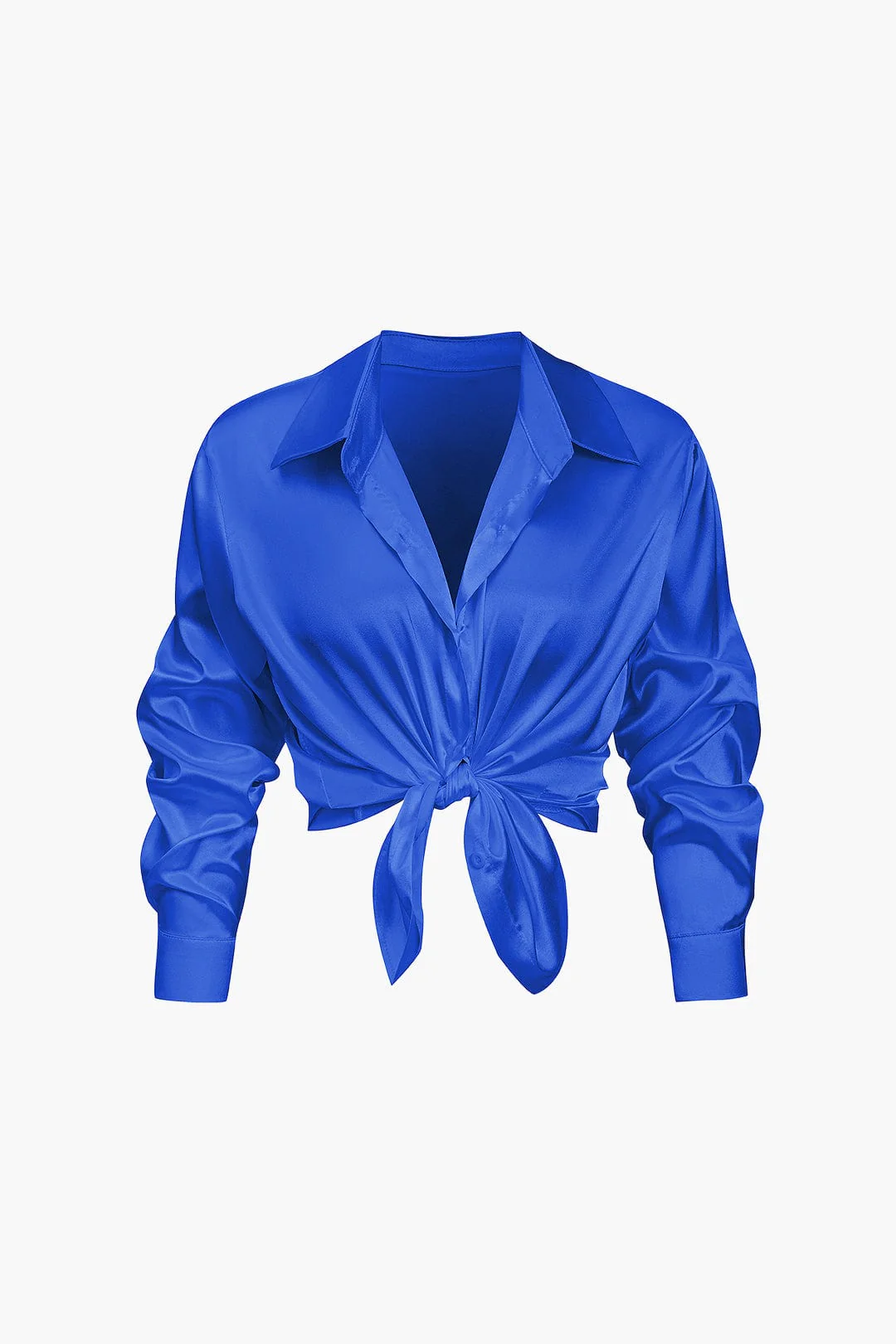 Florentine | Elegante Langarm-Bluse aus seidigem Satin - Image 28