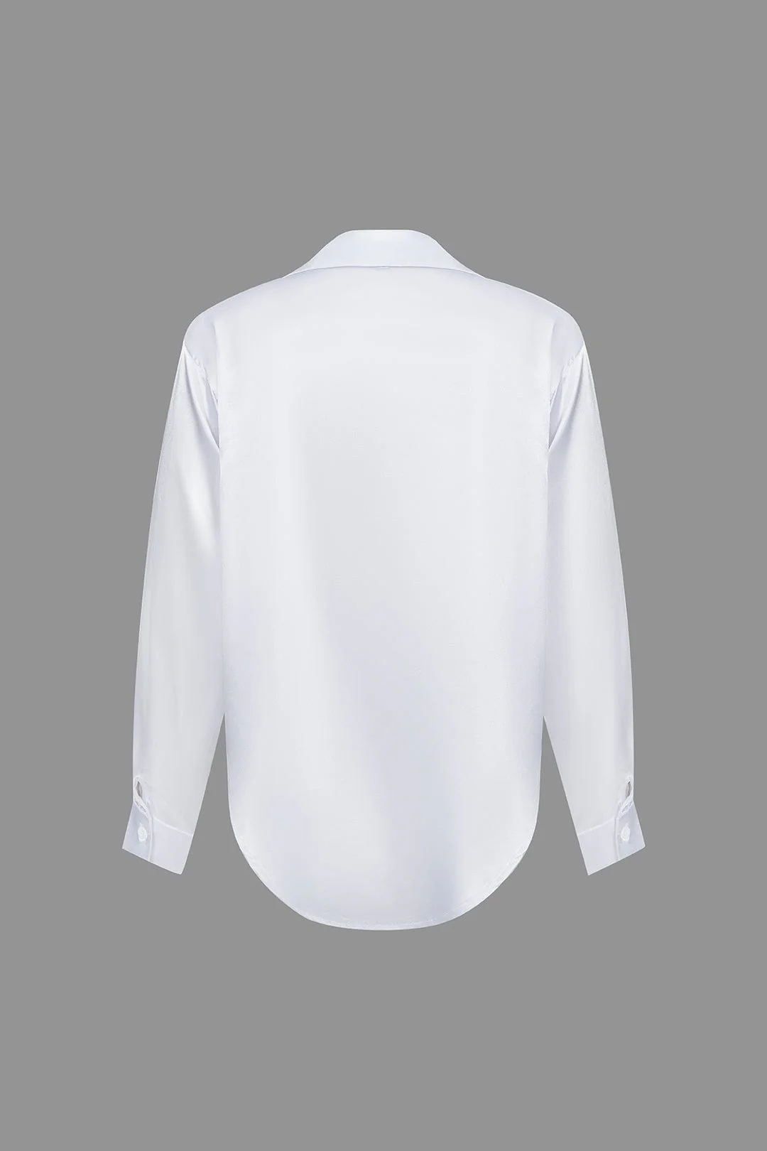 Florentine | Elegante Langarm-Bluse aus seidigem Satin - Image 3