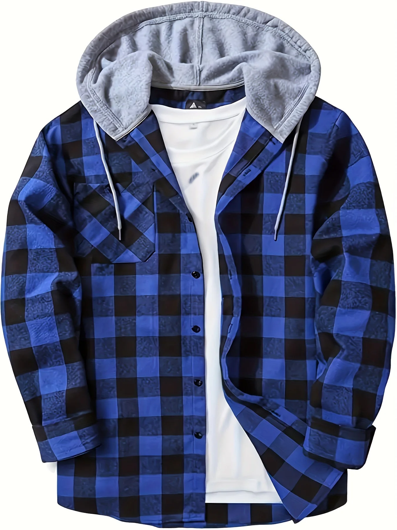 Florian | Kariertes Hoodie-Hemd - Image 7