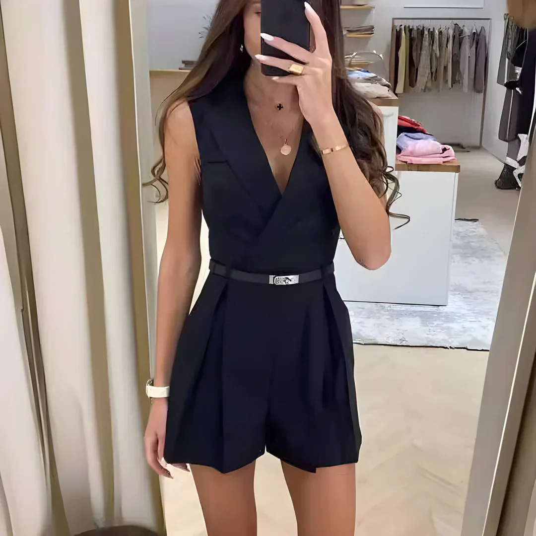 FRANCESCA | Stilvoller ärmelloser Jumpsuit - Image 2